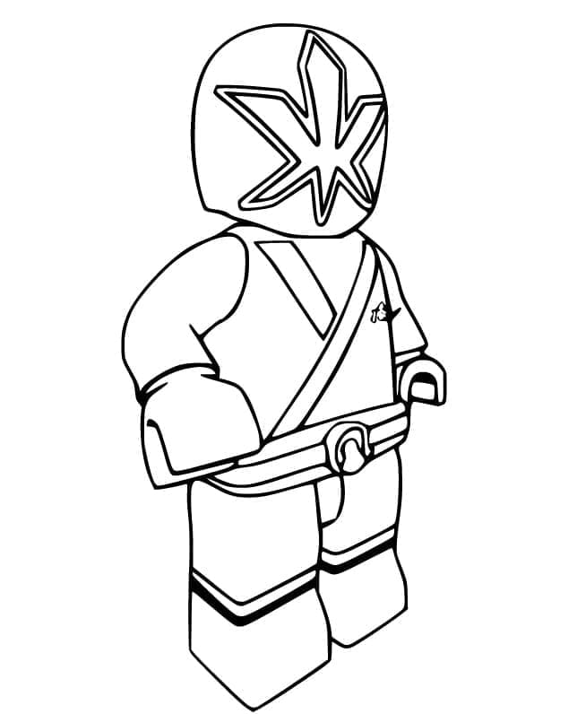 ζωγραφική Lego μπλε Power Rangers