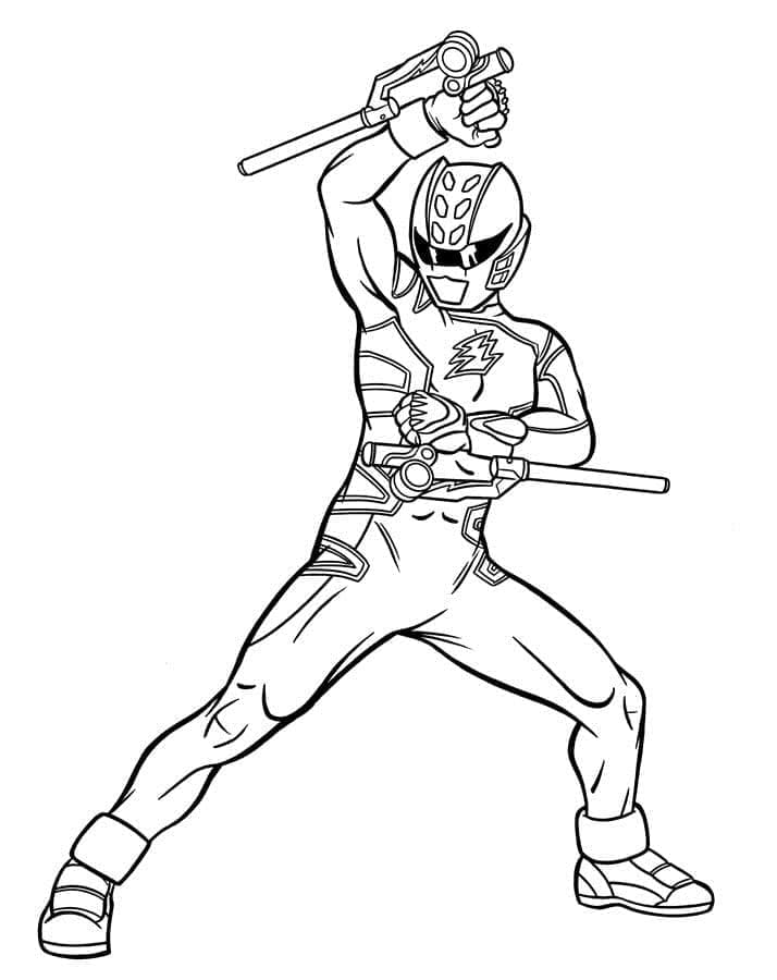 ζωγραφική Power Ranger μανία ζούγκλας