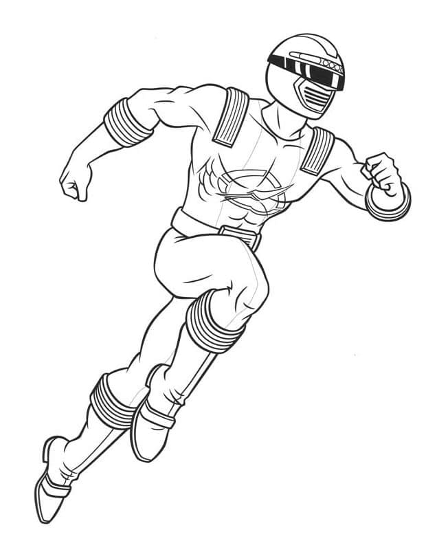 ζωγραφική Power Rangers Δράση