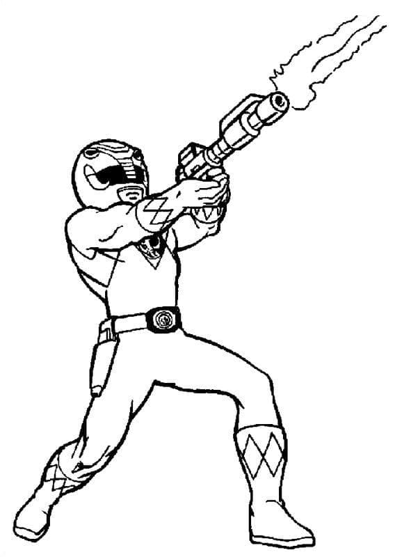 ζωγραφική Power Rangers Επίθεση