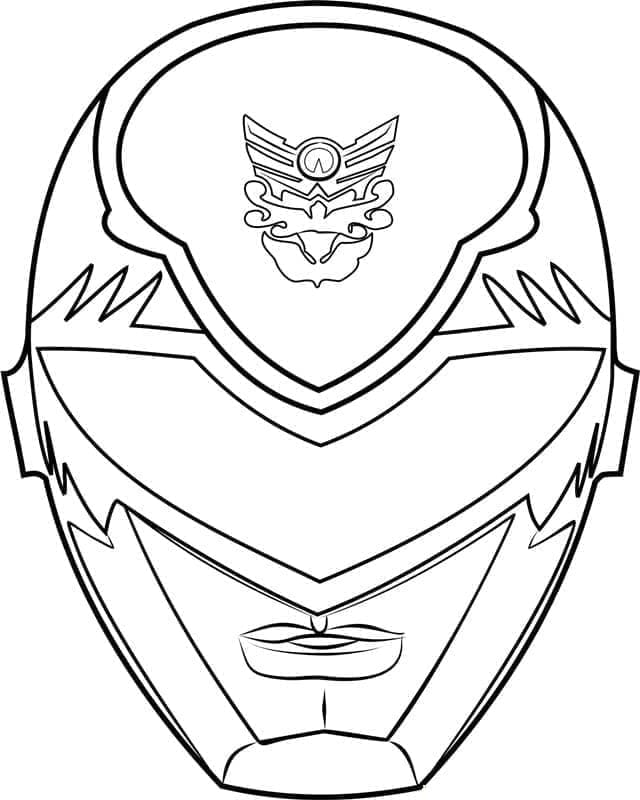 ζωγραφική Power Rangers Κράνος