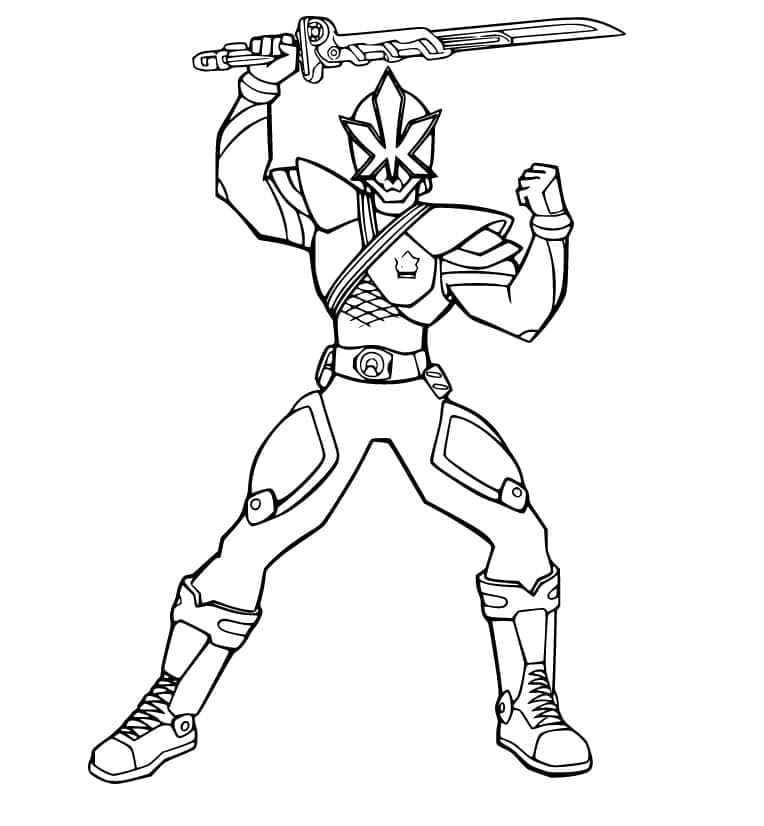 ζωγραφική Power Rangers Σαμουράι Δωρεάν