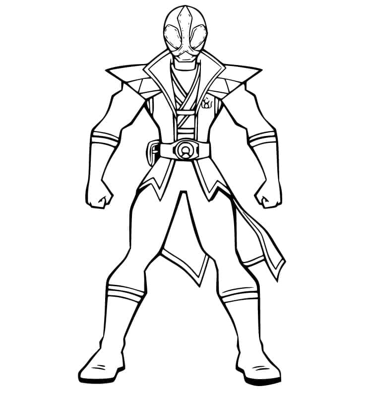 ζωγραφική Power Rangers Σαμουράι για παιδιά