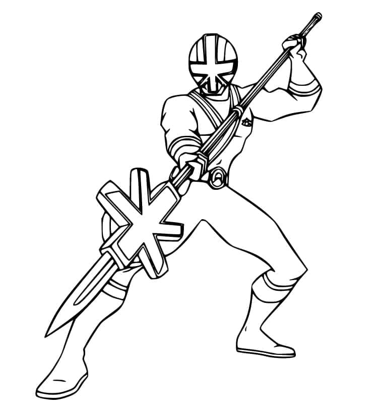ζωγραφική Σαμουράι Πράσινος Power Rangers