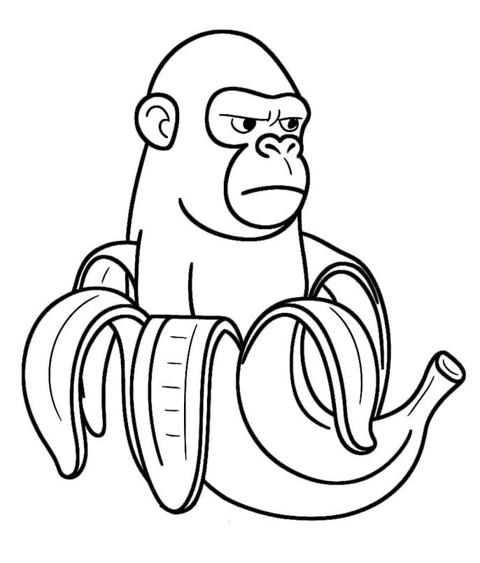 ζωγραφική Brainrot Chimpanzini Bananini