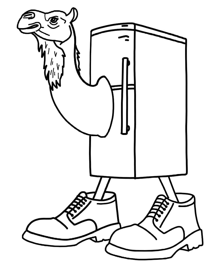 ζωγραφική Brainrot Frigo Camelo