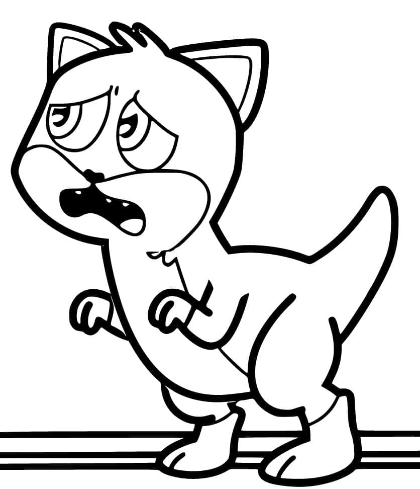 ζωγραφική Μωρό Kittysaurus