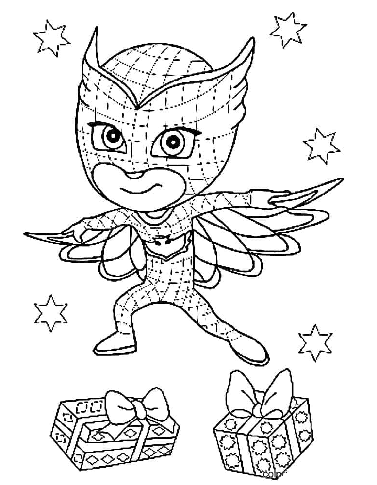 ζωγραφική Αμάγια Άλετ από PJ masks