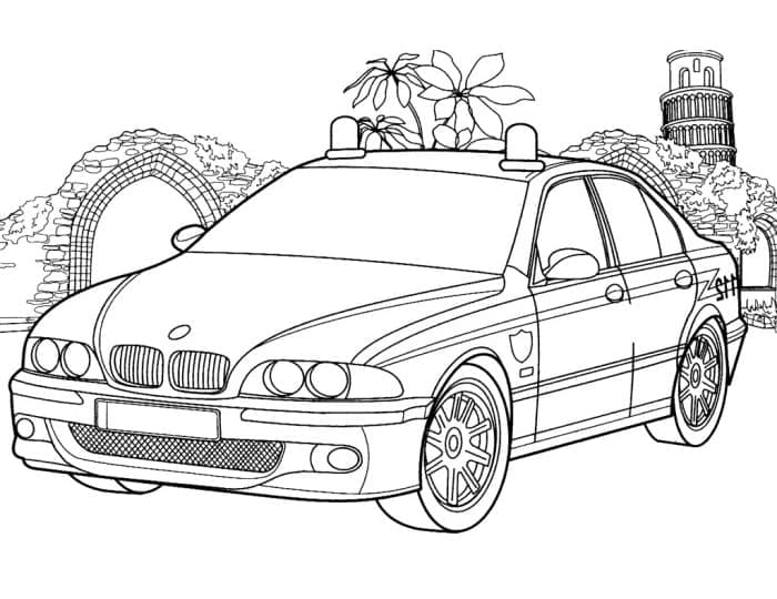 ζωγραφική BMW Περιπολικό