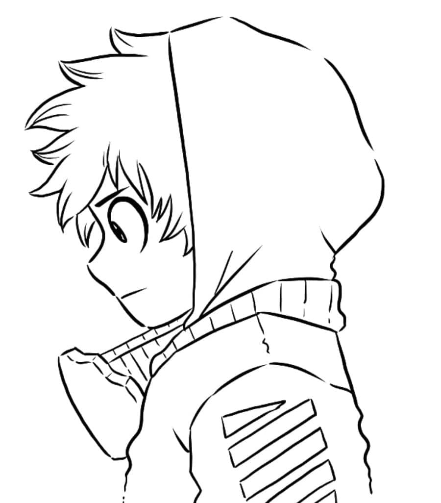ζωγραφική Deku My Hero Academia δωρεάν