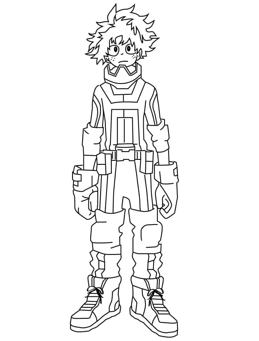 ζωγραφική Izuku Midoriya Εικών