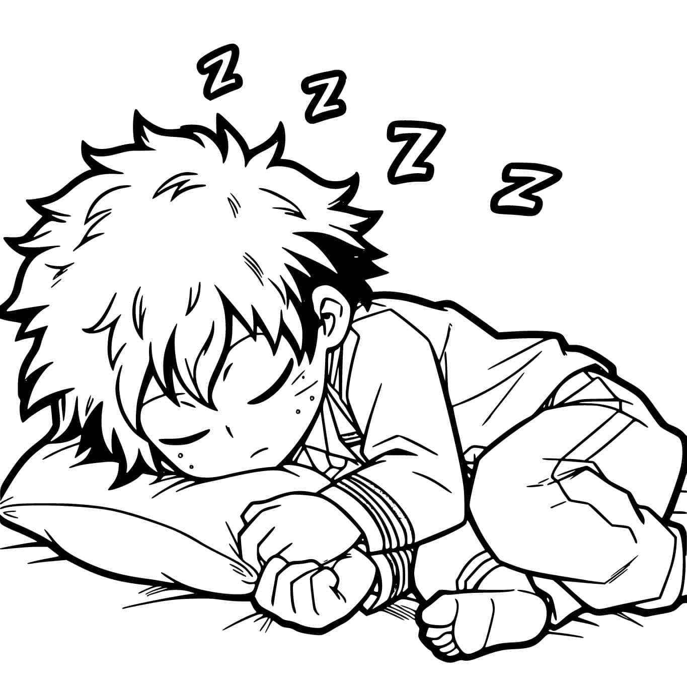 ζωγραφική Μωρό Izuku Midoriya