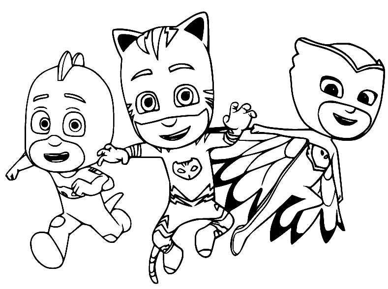 ζωγραφική Ομορφος PJ masks