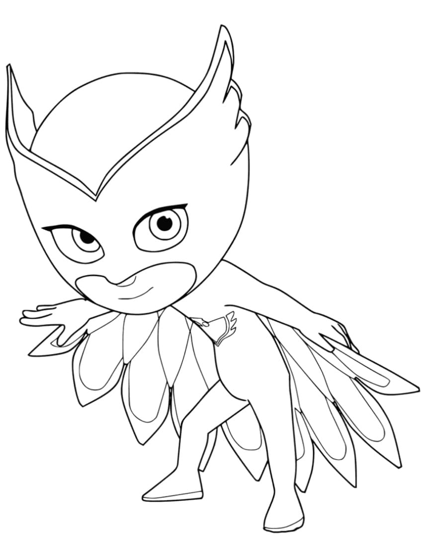 ζωγραφική Ούλετ από PJ masks