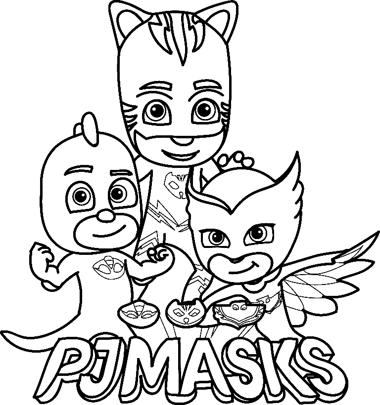 ζωγραφική PJ masks