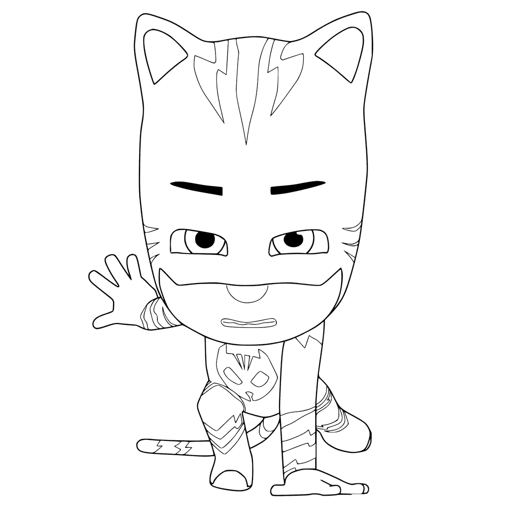ζωγραφική PJ Masks Έτοιμοι για μάχη