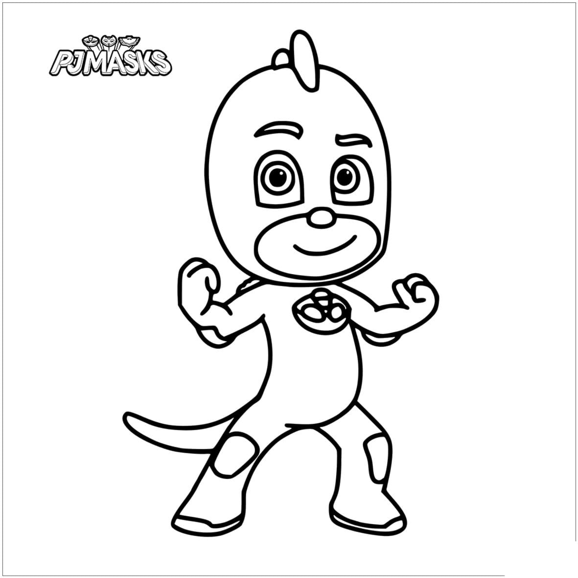 ζωγραφική PJ Masks Γκέκο