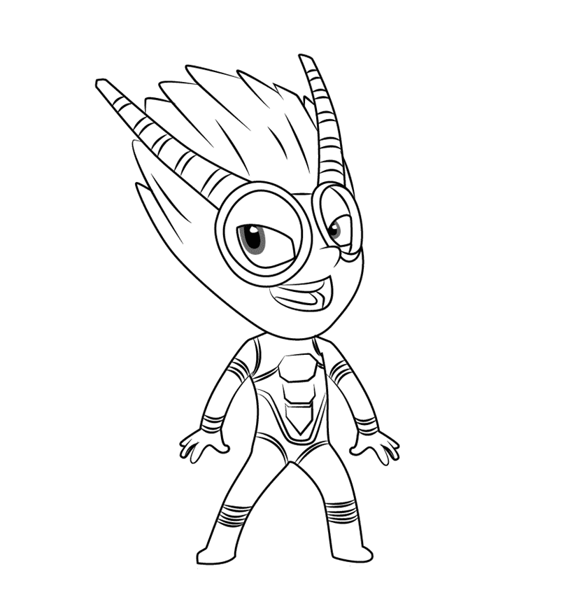 ζωγραφική Πυγολαμπίδα από PJ masks