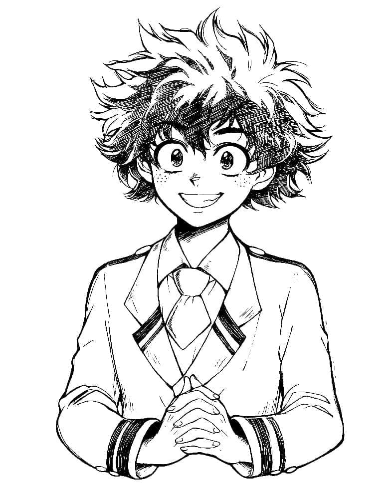 ζωγραφική Σχέδιο του Deku