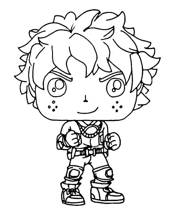 ζωγραφική Τσίμπι Izuku Midoriya