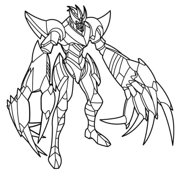 ζωγραφική Bakugan Dragonoid