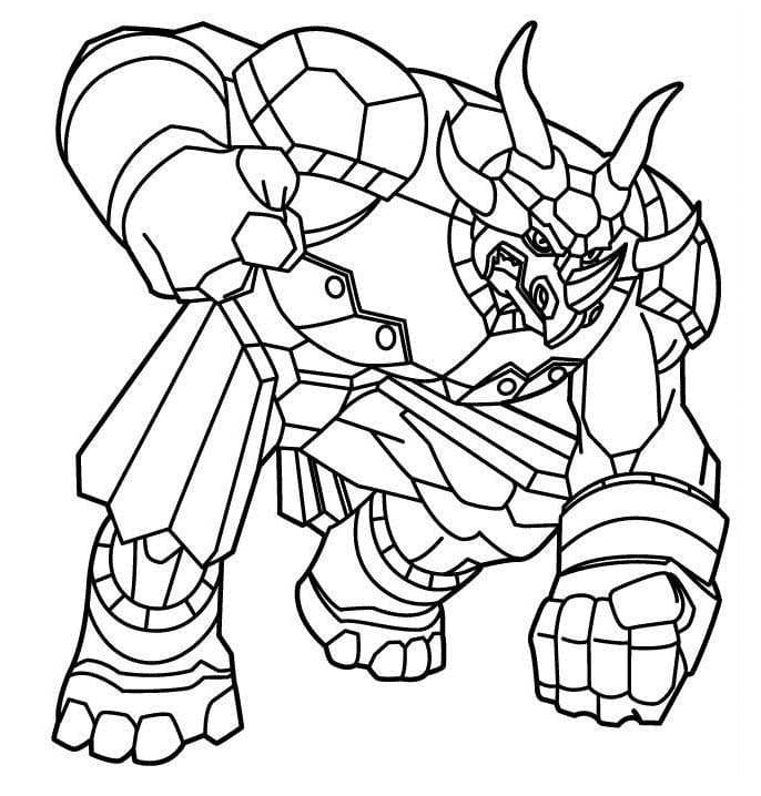 ζωγραφική Bakugan Saurus