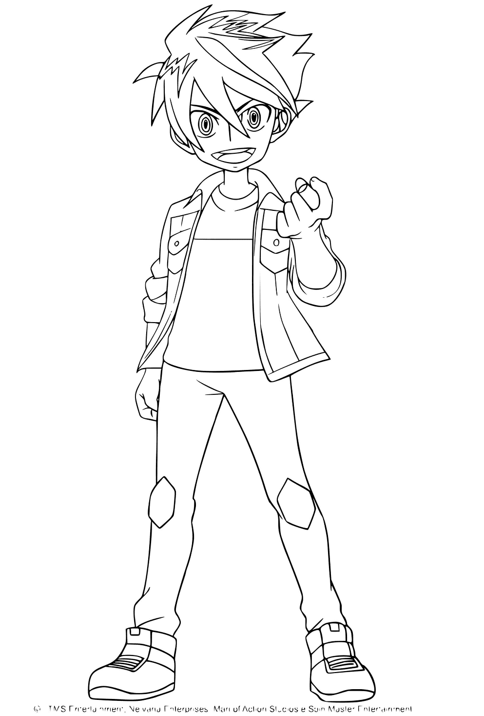 ζωγραφική Dan Kuso Bakugan