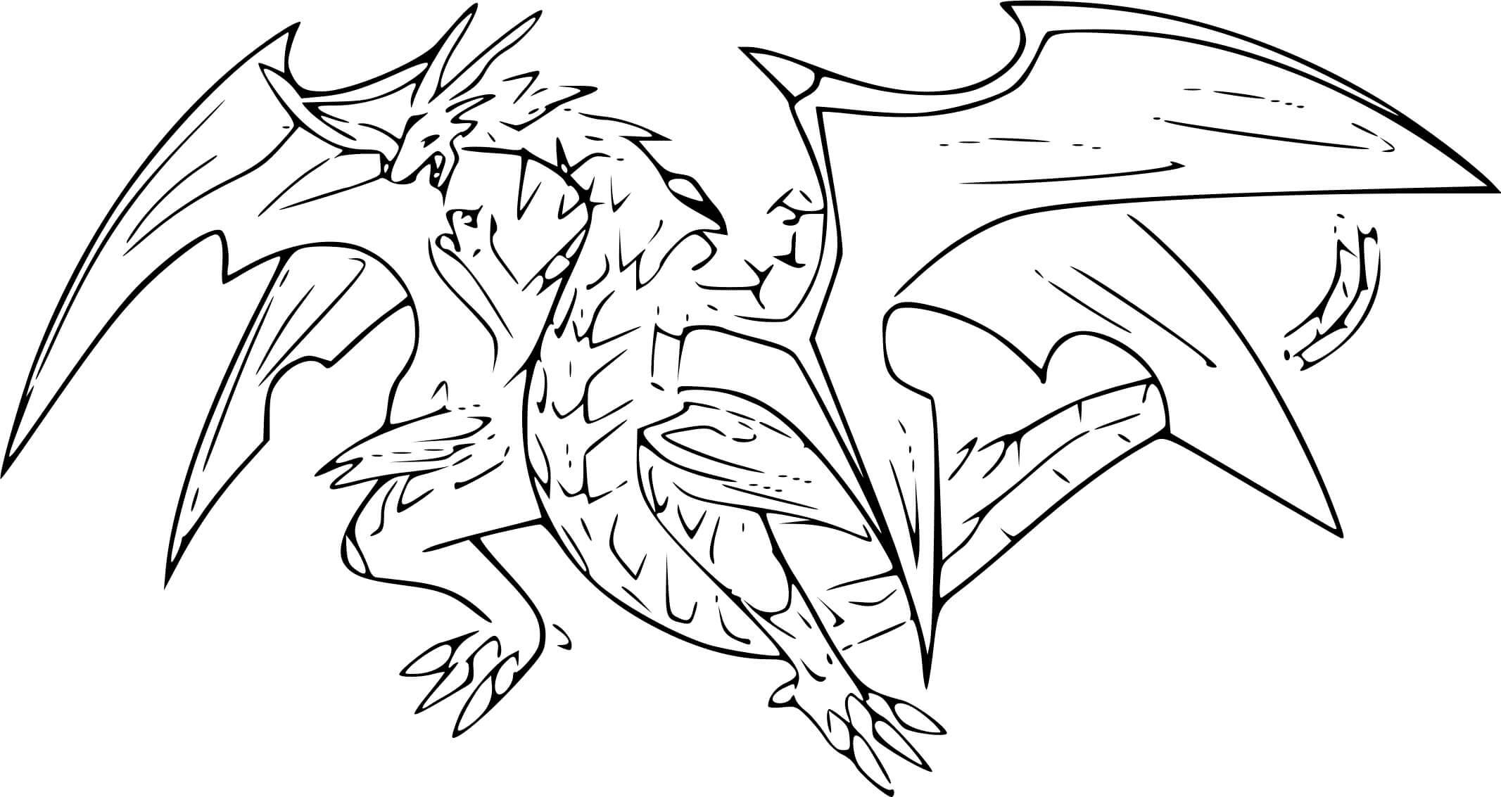 ζωγραφική Dragonoid Bakugan Pyrus