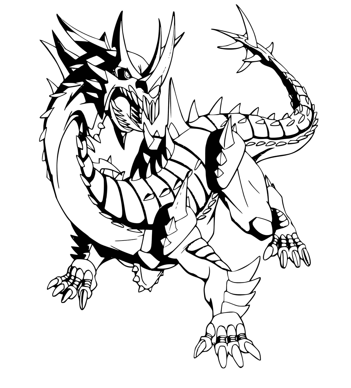 ζωγραφική Naga Dragon Bakugan