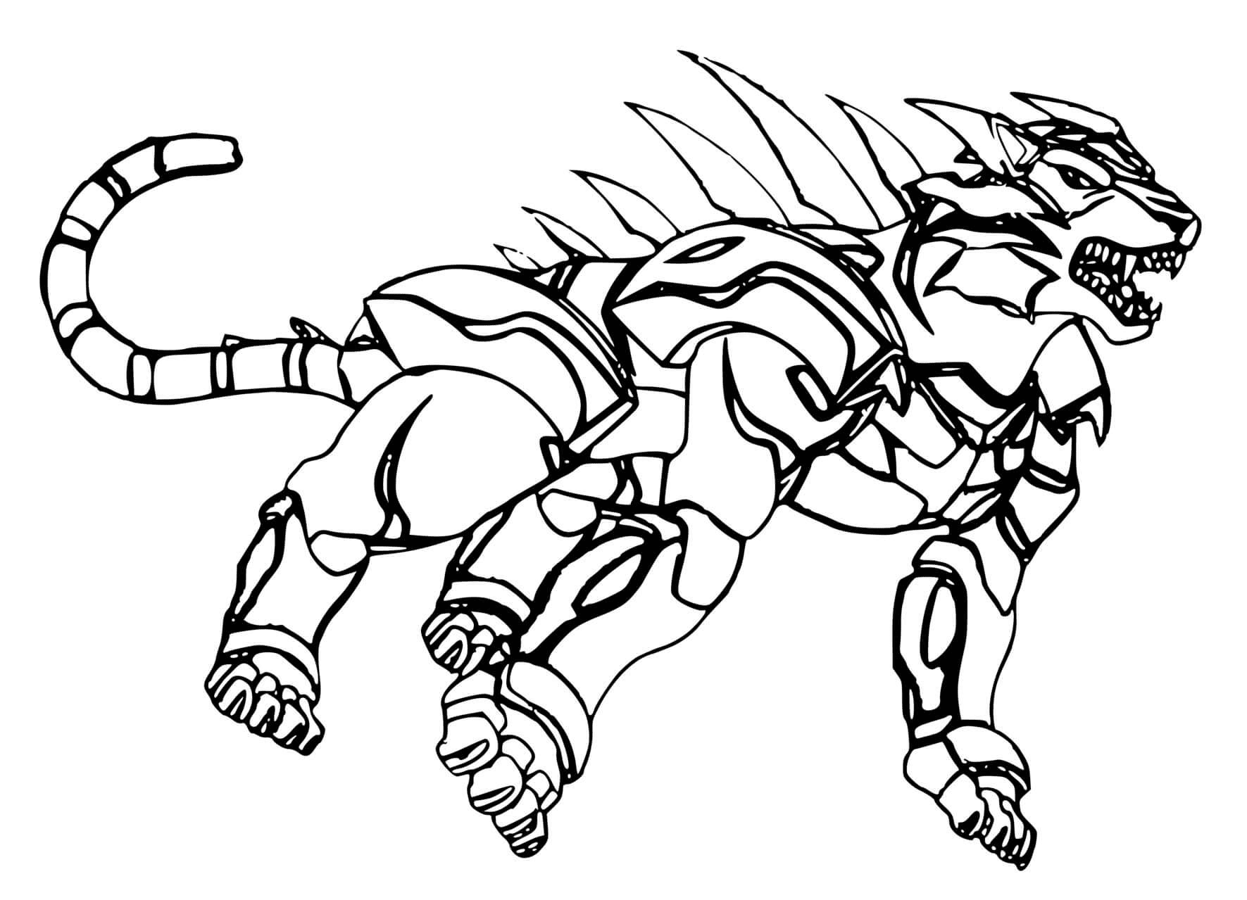 ζωγραφική Tigres Bakugan