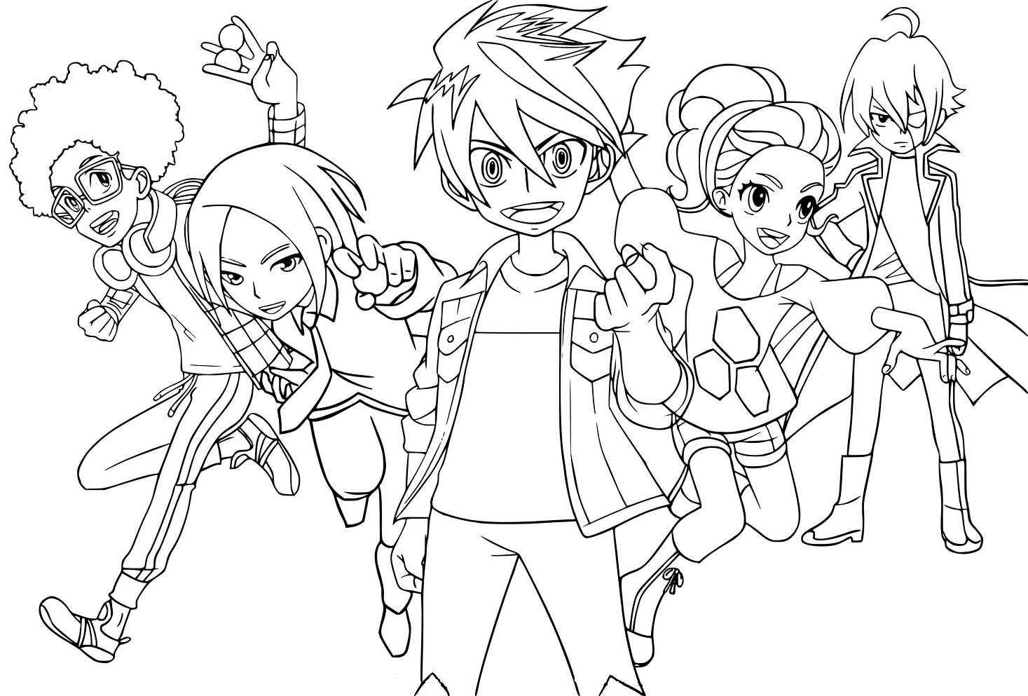 ζωγραφική Χαρακτήρες Bakugan