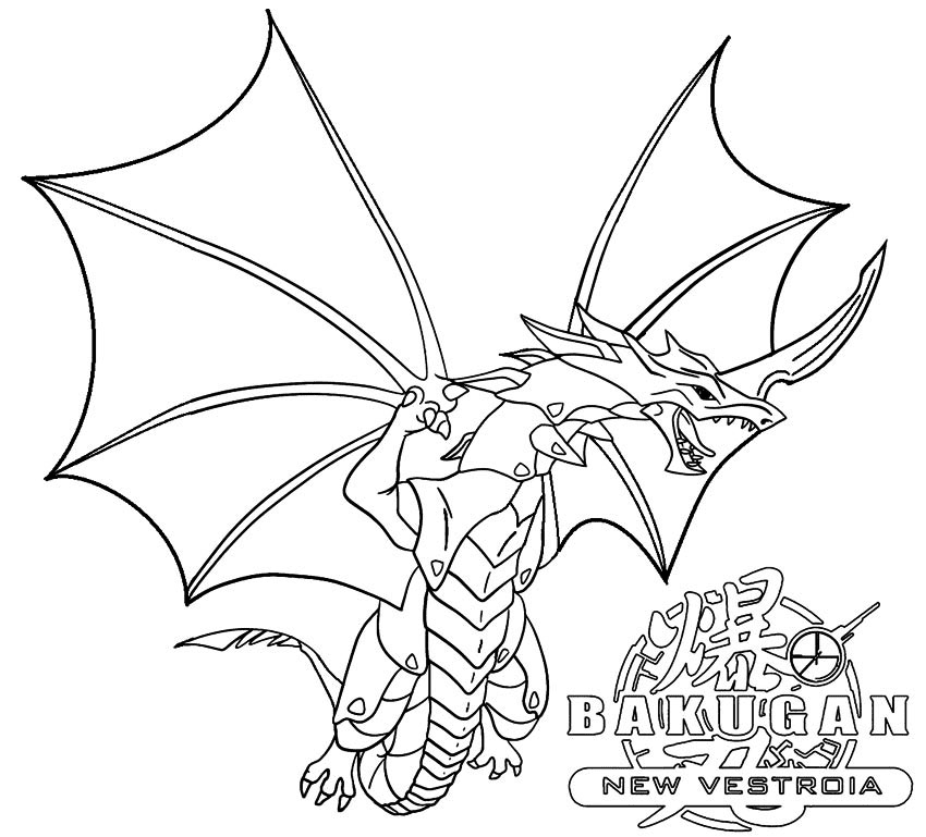 ζωγραφική Drago από Bakugan