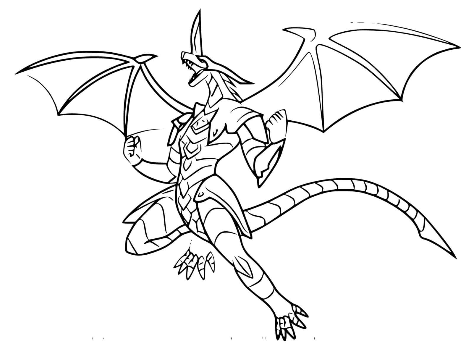 ζωγραφική Drago ηγέτης του Bakugan