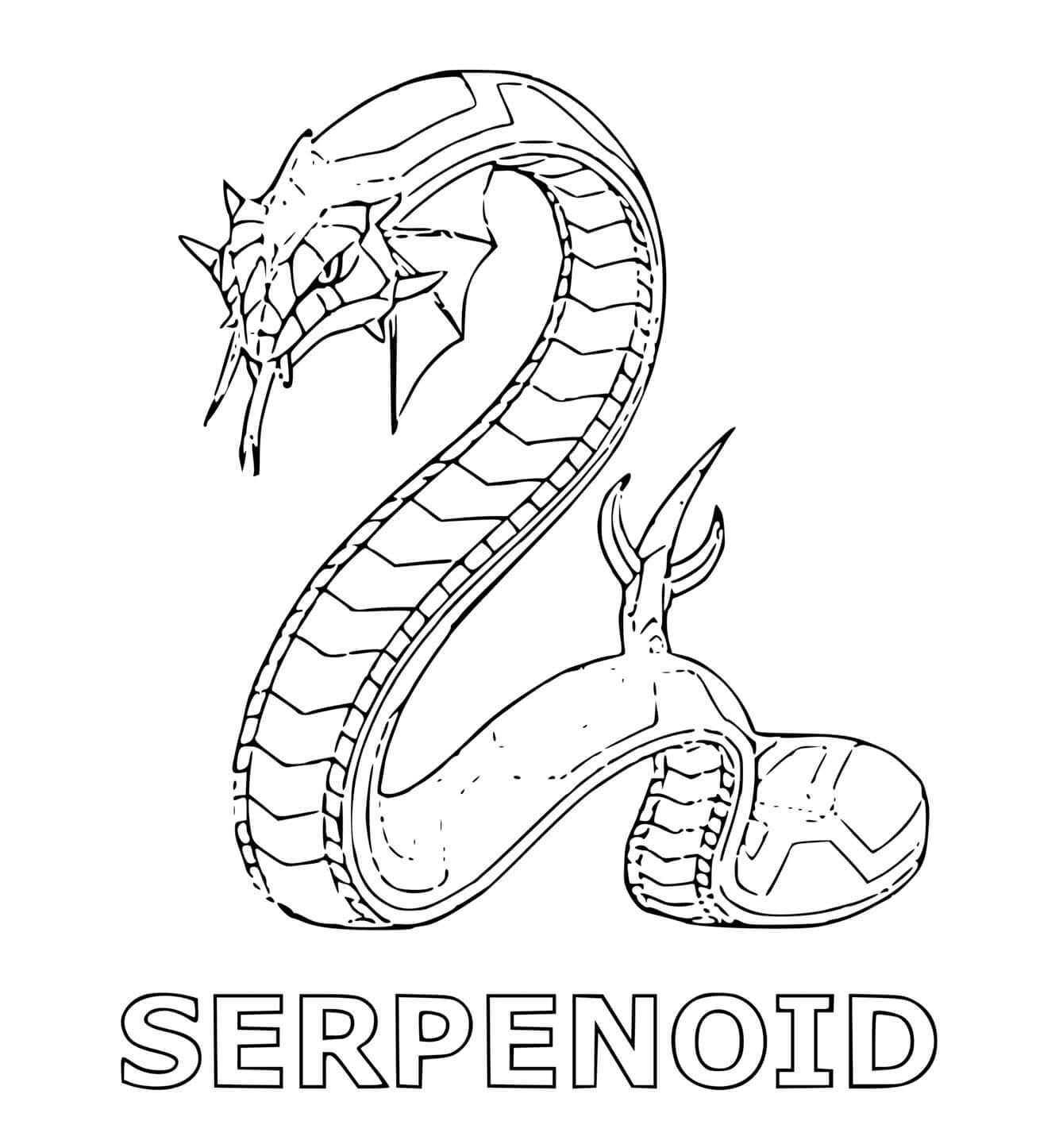 ζωγραφική Serpenoid από Bakugan