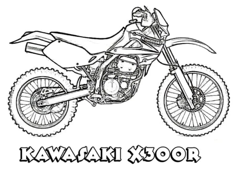 ζωγραφική Μοτοσικλέτα X300R
