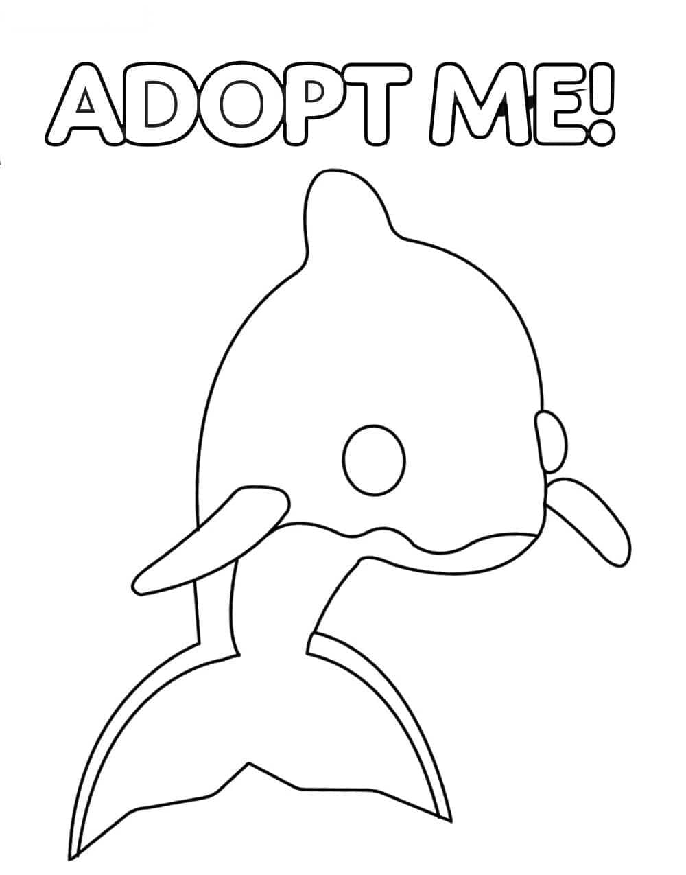 ζωγραφική Adopt Me Δελφίνι ζωγραφική Adopt Me Δελφίνι