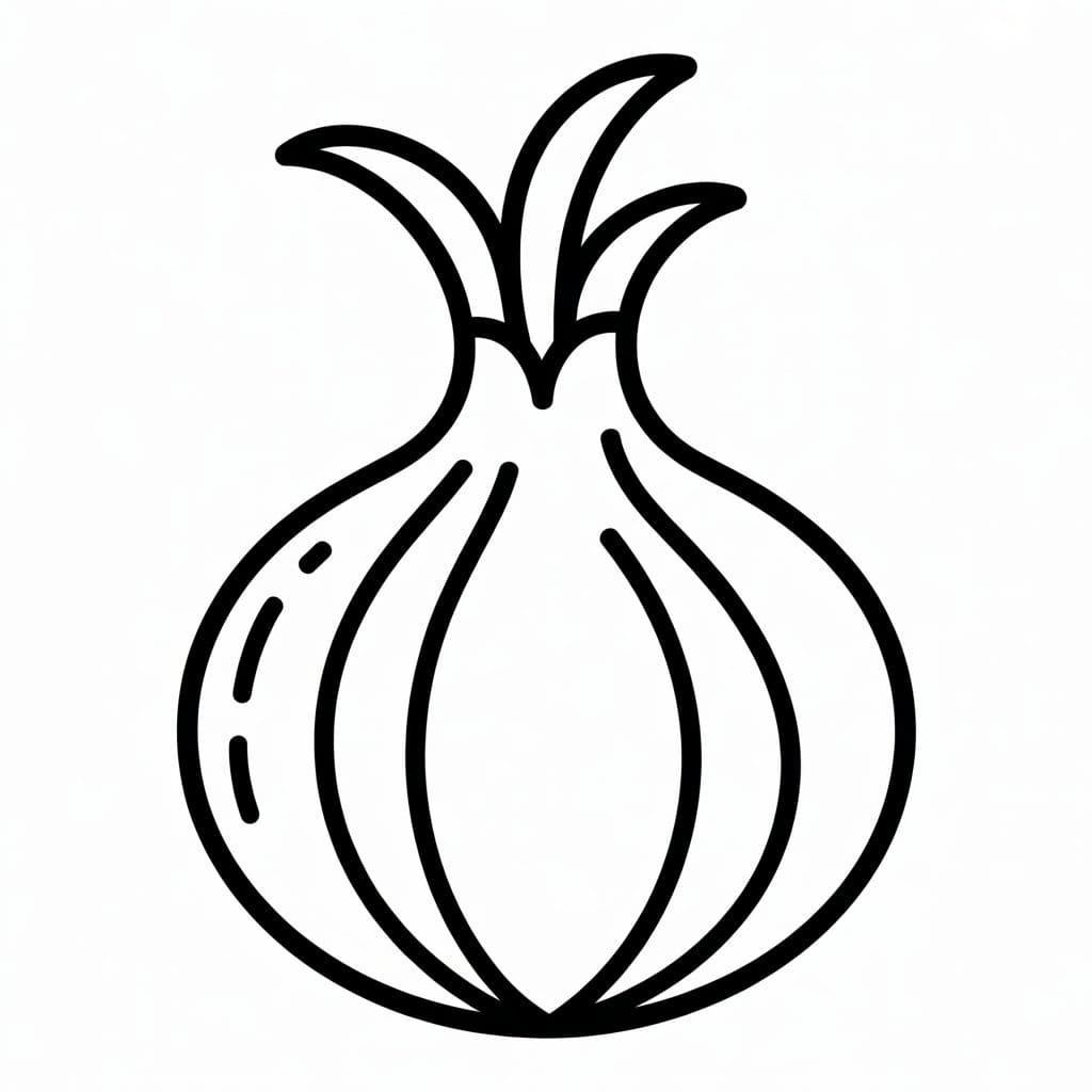 ζωγραφική Απλό κρεμμύδι