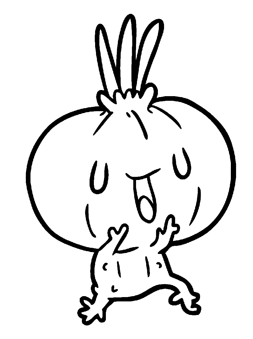 ζωγραφική Αστείο κρεμμύδι