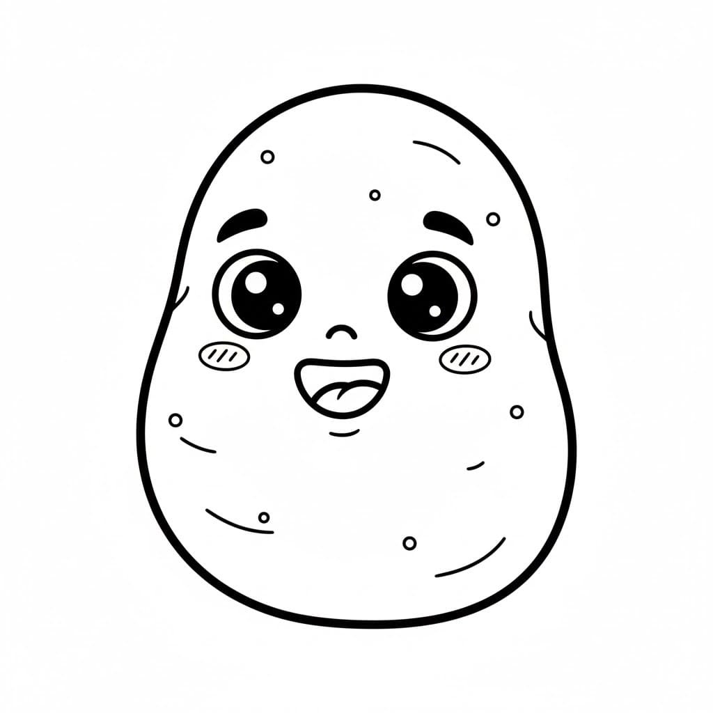 ζωγραφική Χαμογελαστή Πατάτα