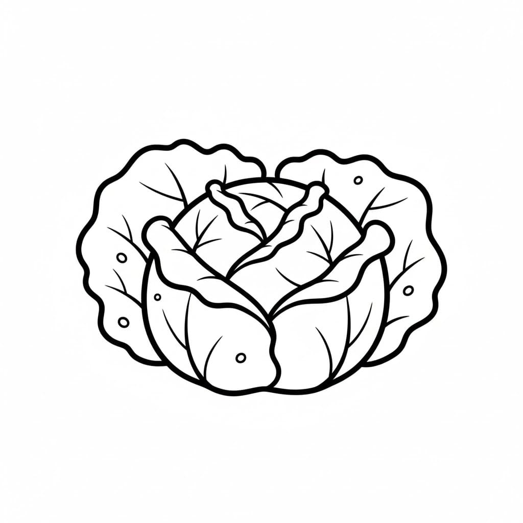 ζωγραφική Εύκολο Λάχανο