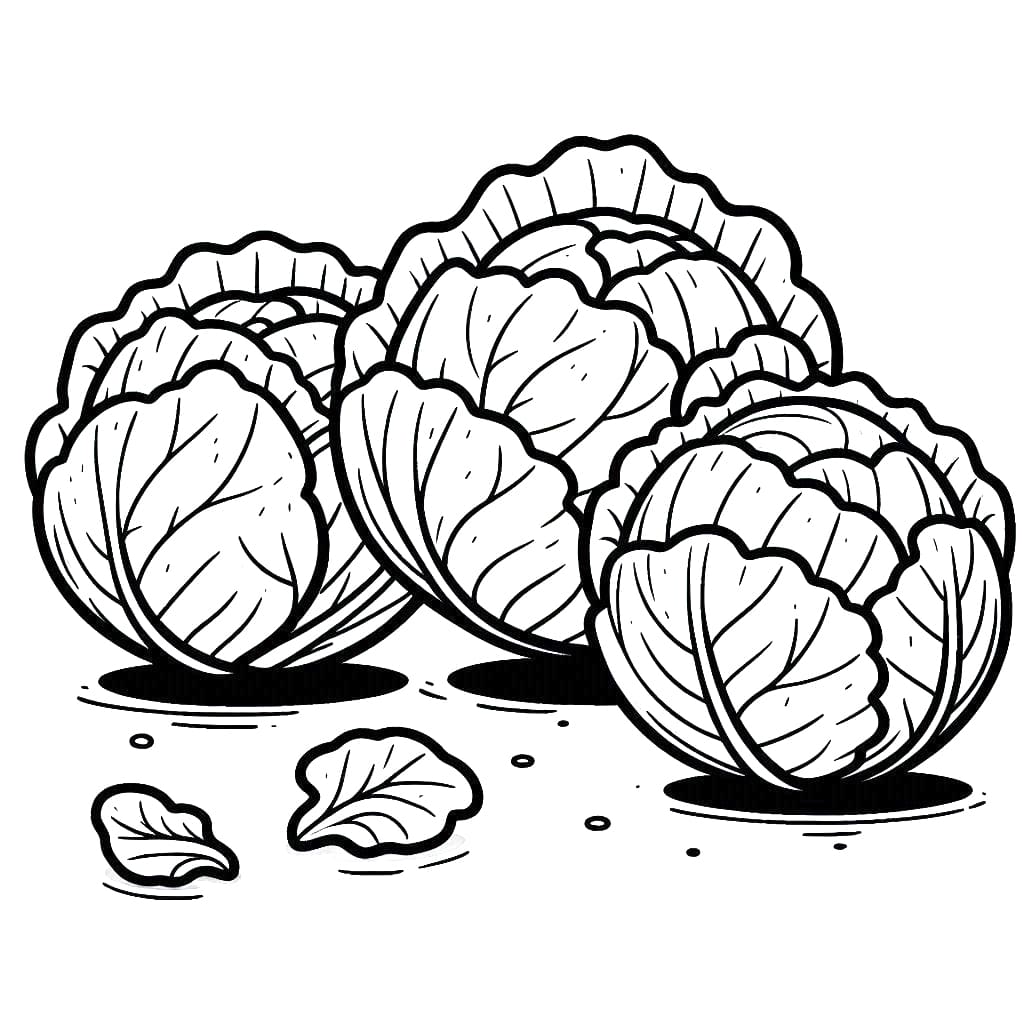 ζωγραφική Εικόνα Λάχανο