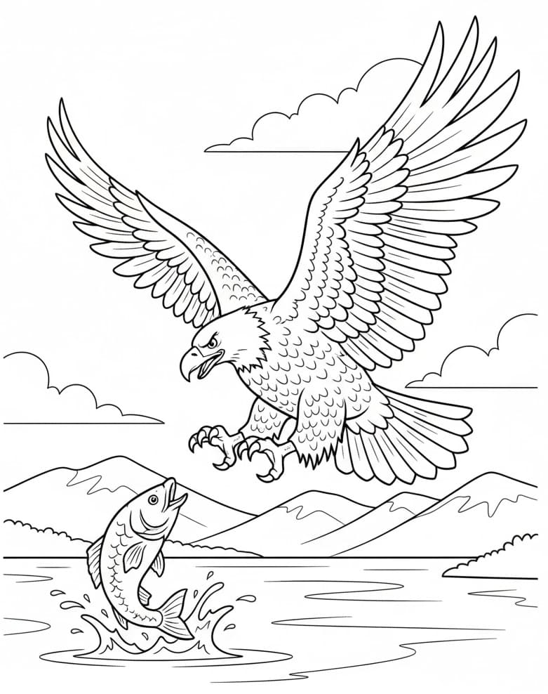 ζωγραφική Επίθεση αετού ζωγραφική Επίθεση αετού