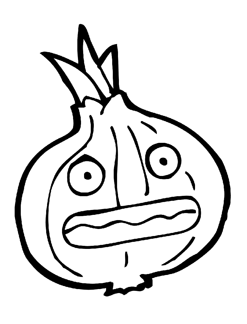 ζωγραφική Φοβισμένο Κρεμμύδι