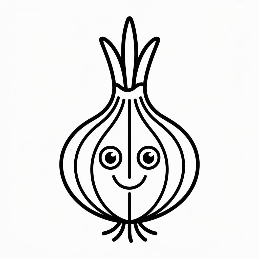 ζωγραφική Γλυκό κρεμμύδι