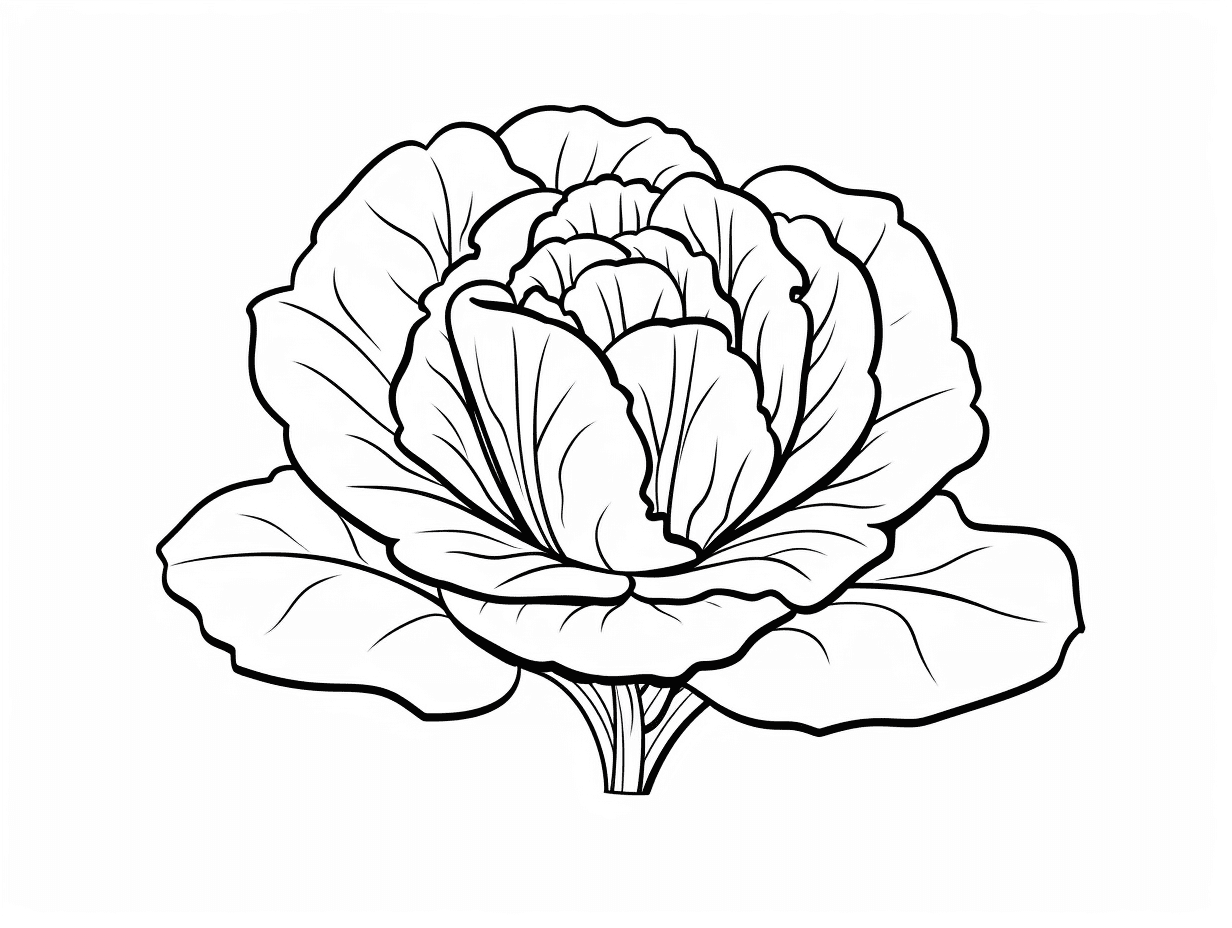 ζωγραφική Κανονικό Λάχανο