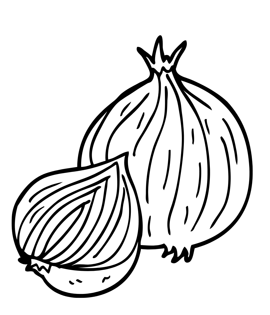 ζωγραφική Κόκκινο κρεμμύδι