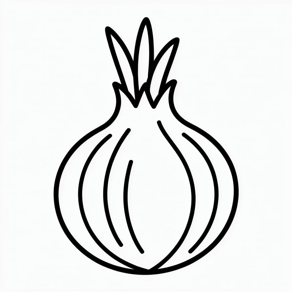 ζωγραφική Κρεμμύδι εύκολο