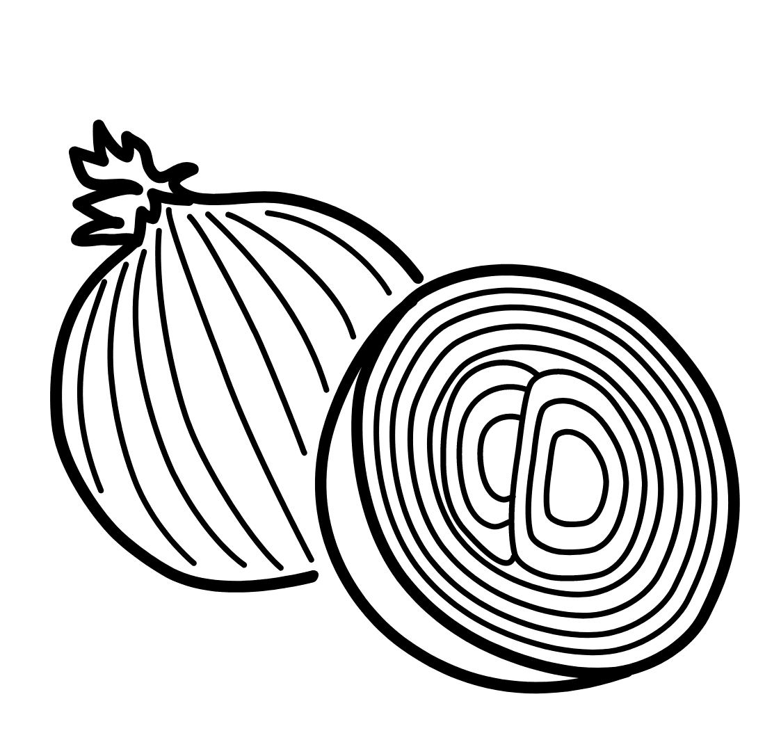 ζωγραφική Κρεμμύδι πολύ απλό