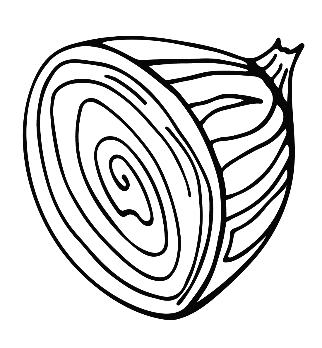 ζωγραφική Μισό κρεμμύδι