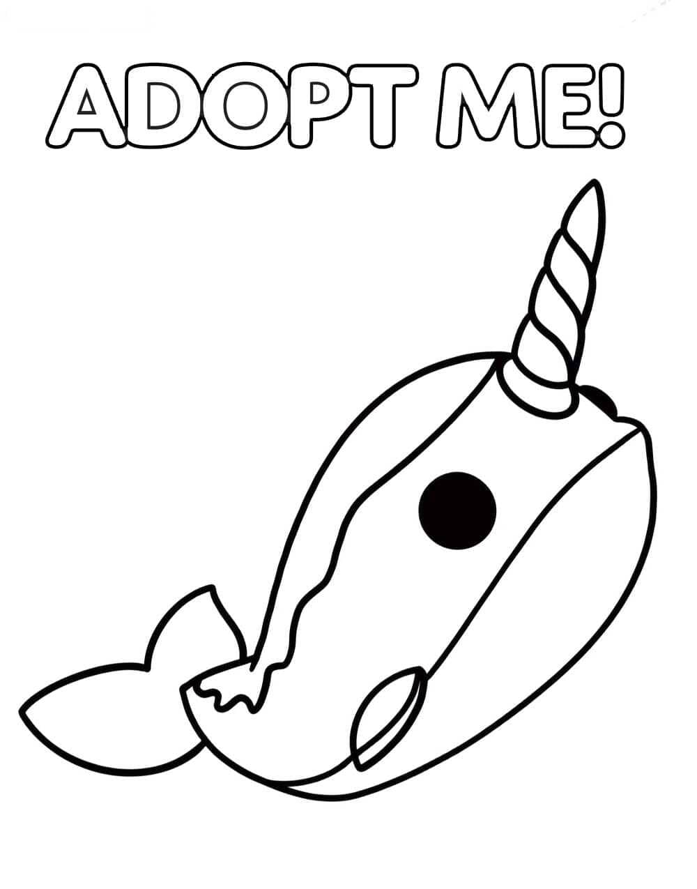 ζωγραφική Μονόκερως Adopt Me ζωγραφική Μονόκερως Adopt Me